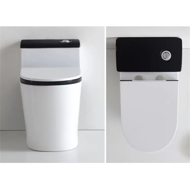 WATERMONY 1.6 GPF Elongated Comfort Height Floor Mounted OnePiece